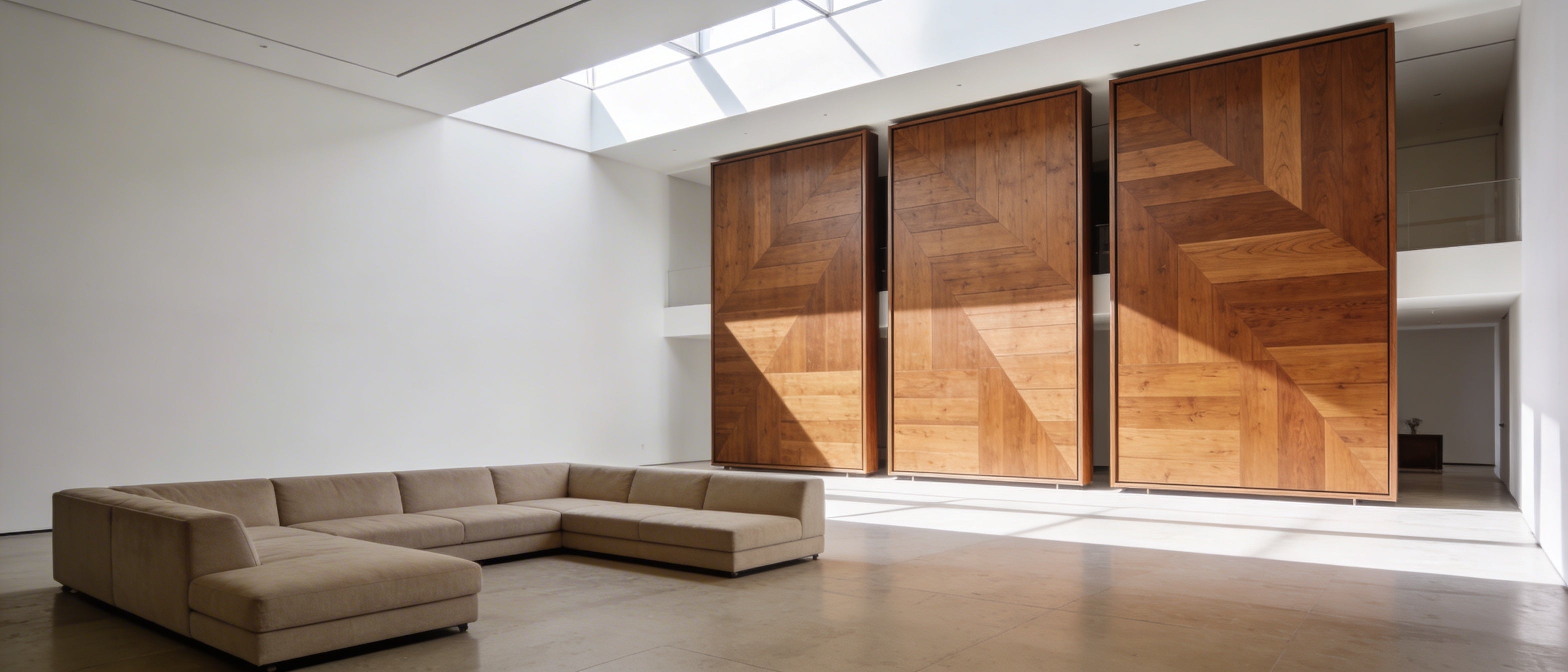 Décorer un grand mur de salon : 7 idées en bois naturel