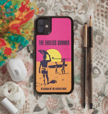 Coque en bois naturel Premium THE ENDLESS SUMMER - Protection iPhone MagSafe