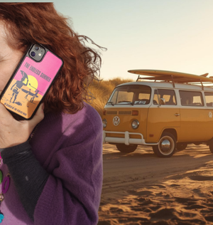 Coque en bois naturel Premium THE ENDLESS SUMMER - Protection iPhone MagSafe
