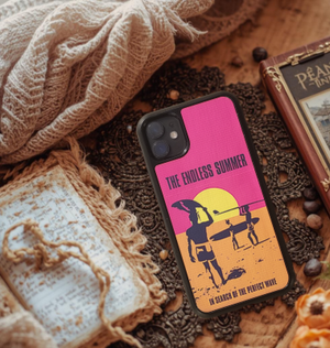 Coque en bois naturel Premium THE ENDLESS SUMMER - Protection iPhone MagSafe