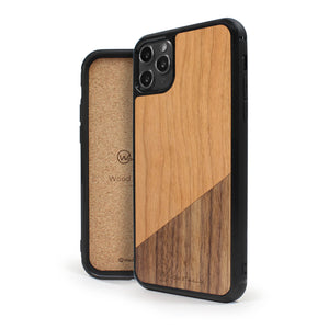 Coque iPhone en bois DUAL