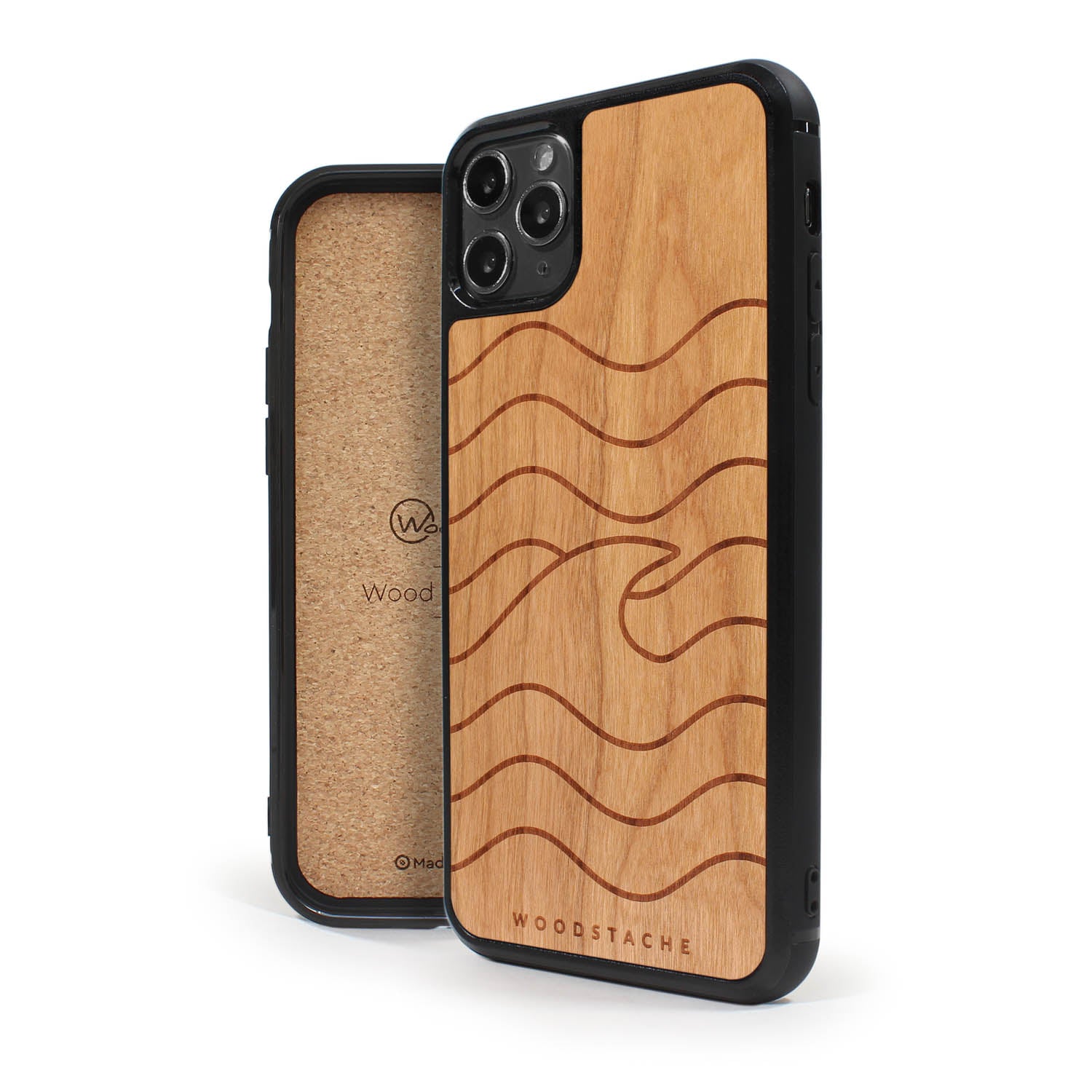 Coque iPhone en bois VAGUE