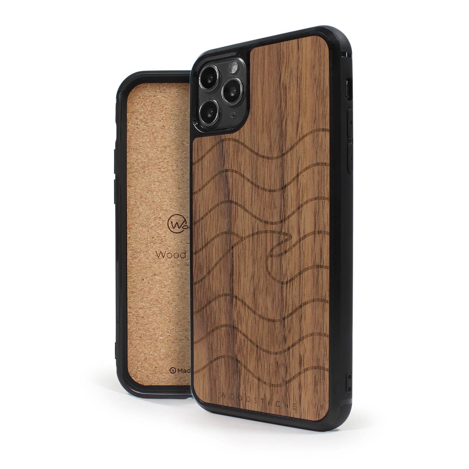 Coque iPhone en bois VAGUE