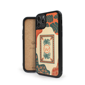 Coque iPhone en bois TROPICOLOR