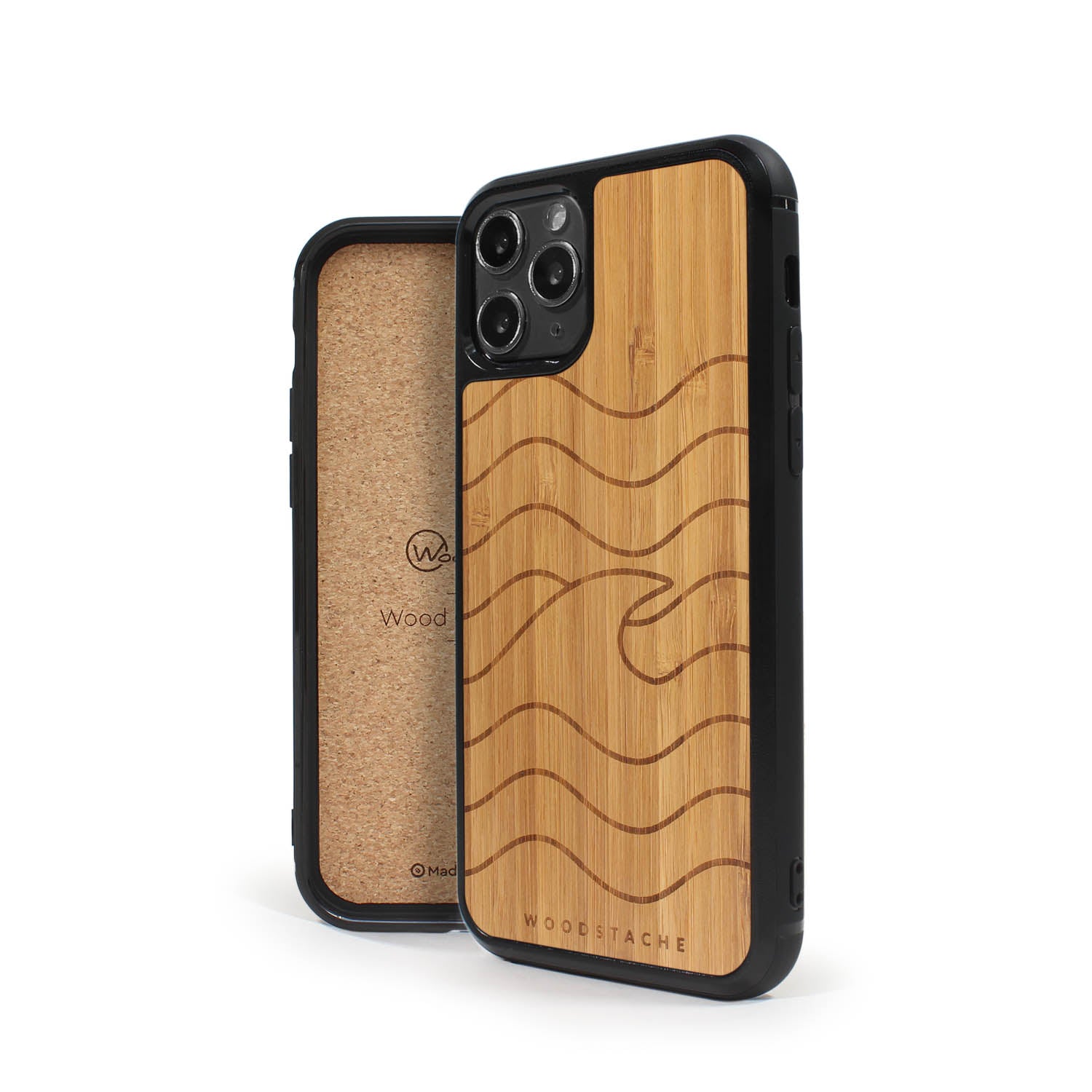 Coque iPhone en bois VAGUE