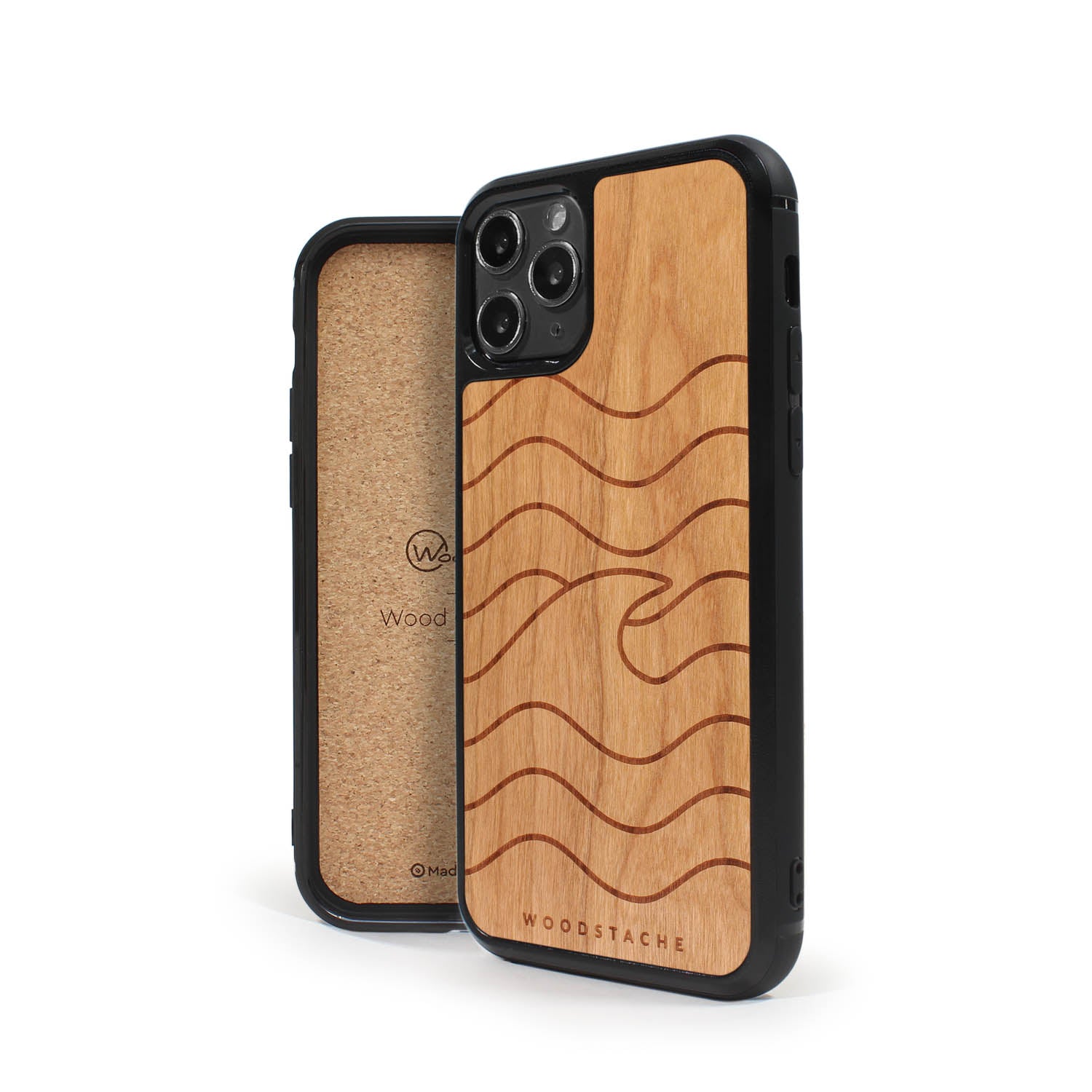 Coque iPhone en bois VAGUE