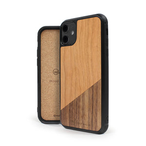 Coque iPhone en bois DUAL