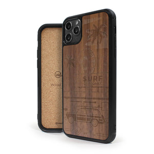 Coque iPhone en bois California