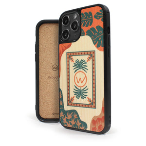 Coque iPhone en bois TROPICOLOR