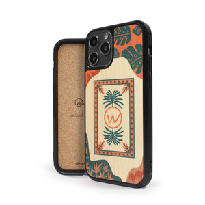 Coque iPhone en bois TROPICOLOR