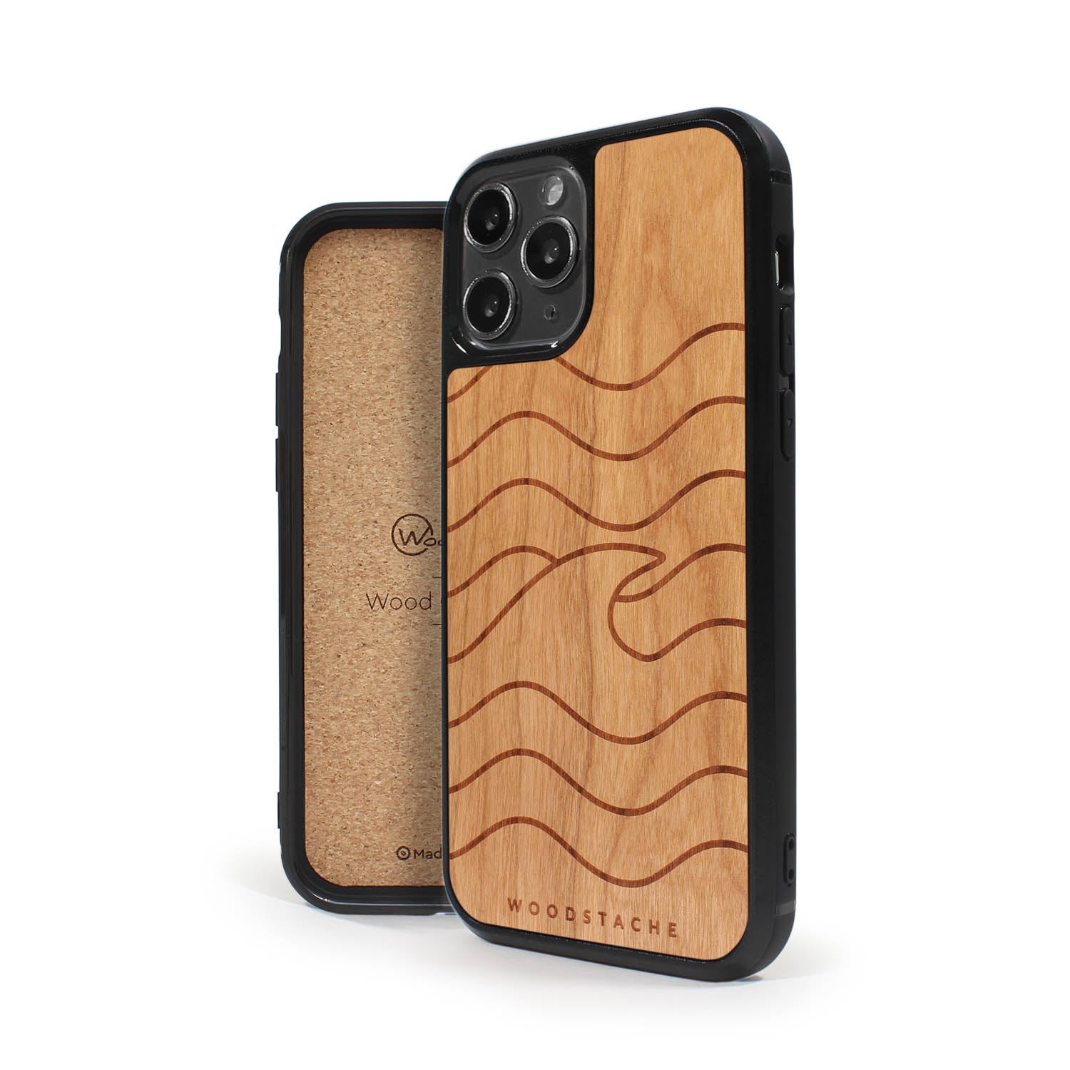 Coque iPhone en bois VAGUE