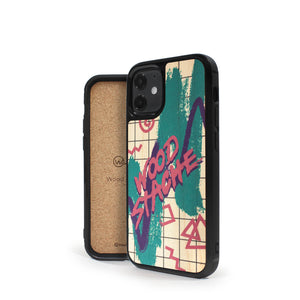 Coque iPhone en bois Nineties