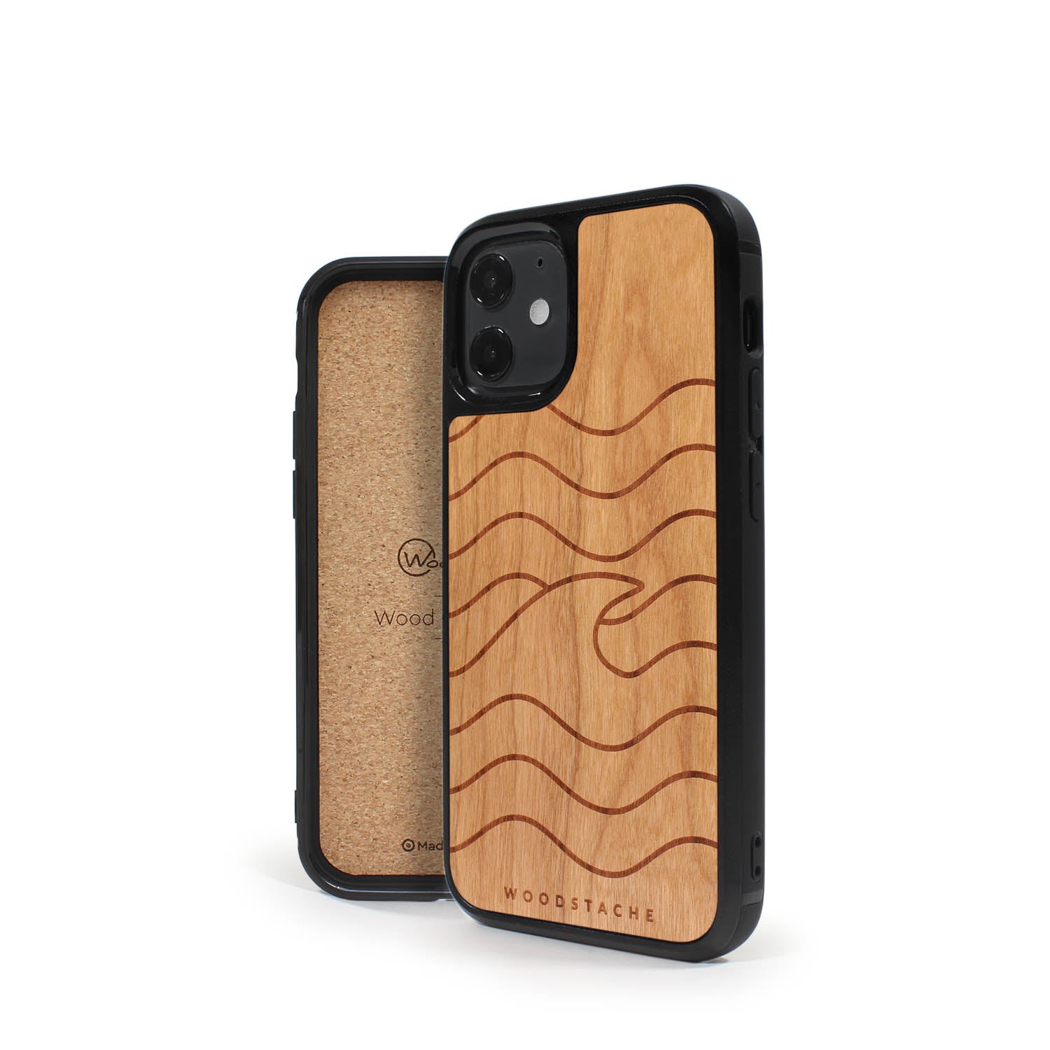 Coque iPhone en bois VAGUE