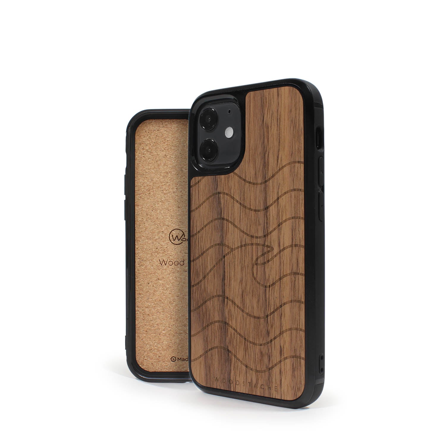 Coque iPhone en bois VAGUE