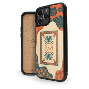 Coque iPhone en bois TROPICOLOR
