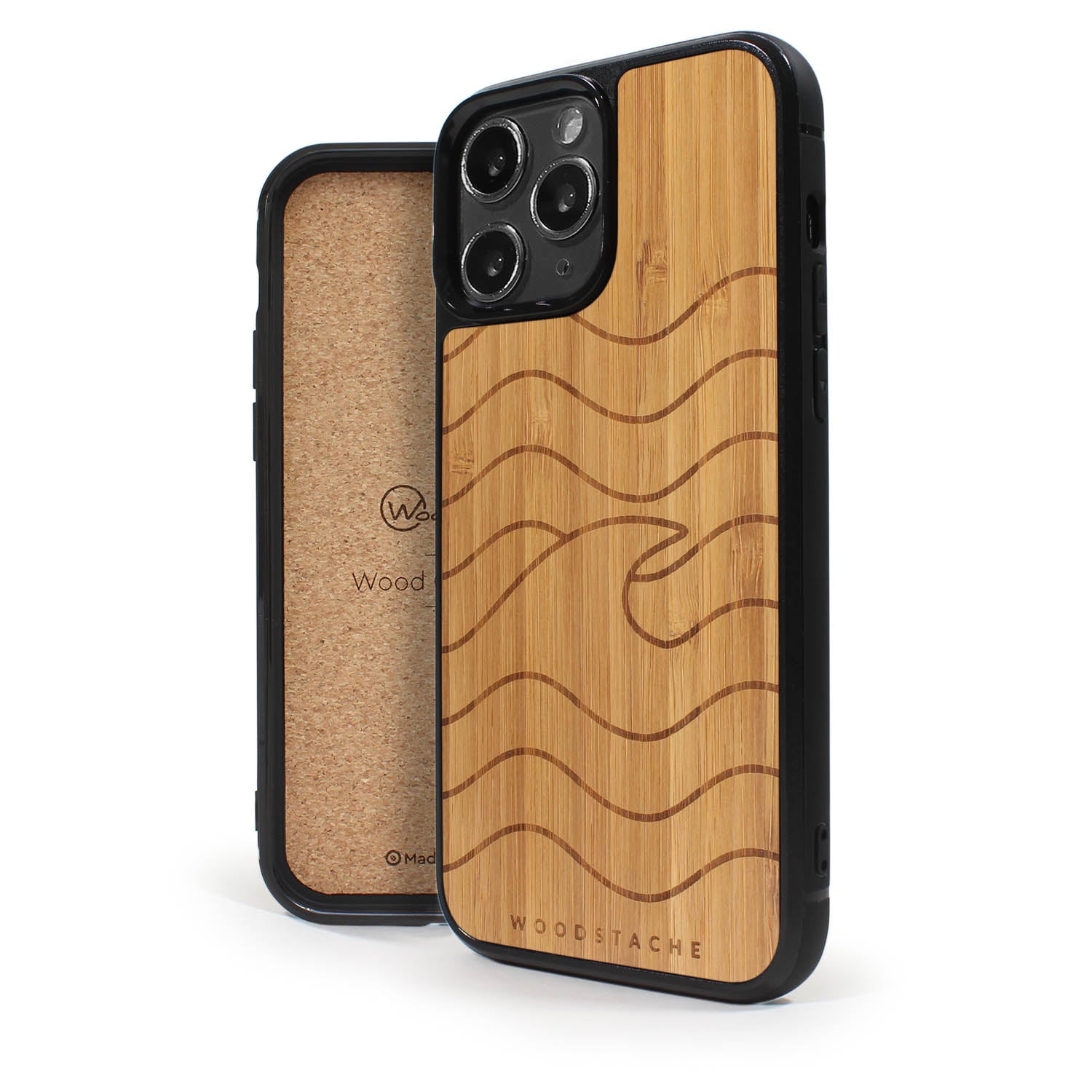 Coque iPhone en bois VAGUE