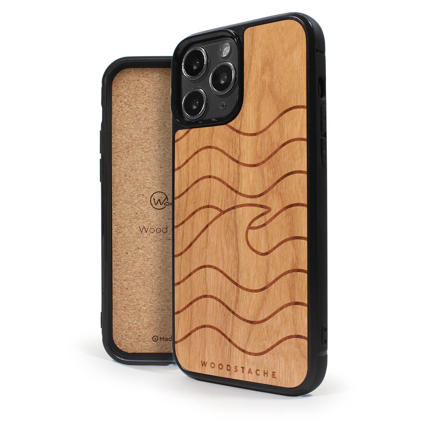Coque iPhone en bois VAGUE