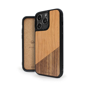 Coque iPhone en bois DUAL