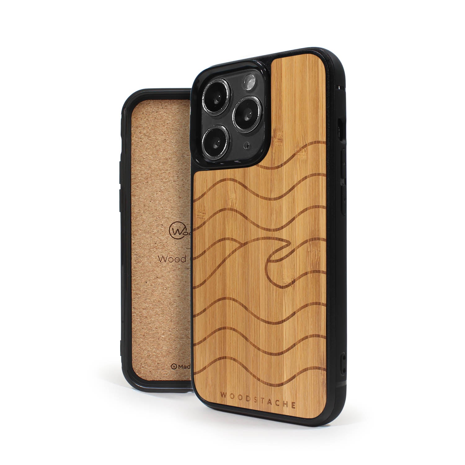 Coque iPhone en bois VAGUE