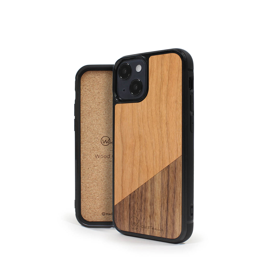 Coque iPhone 13 mini en bois