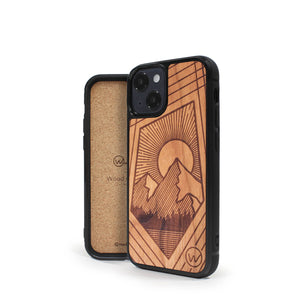 Coque iPhone en bois Explore