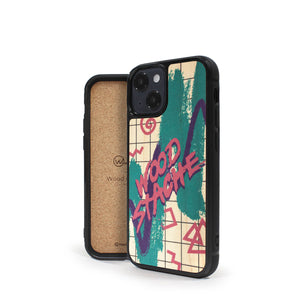 Coque iPhone en bois Nineties