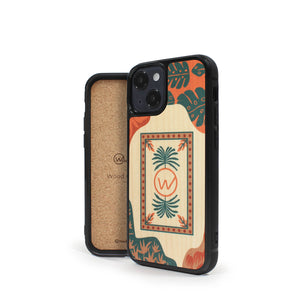 Coque iPhone en bois TROPICOLOR