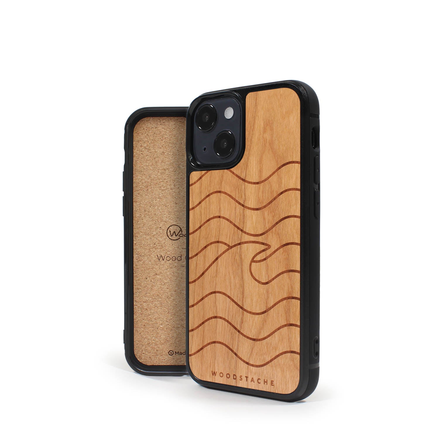 Coque iPhone en bois VAGUE