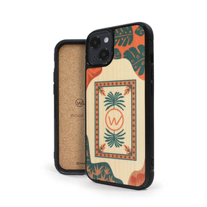 Coque iPhone en bois TROPICOLOR