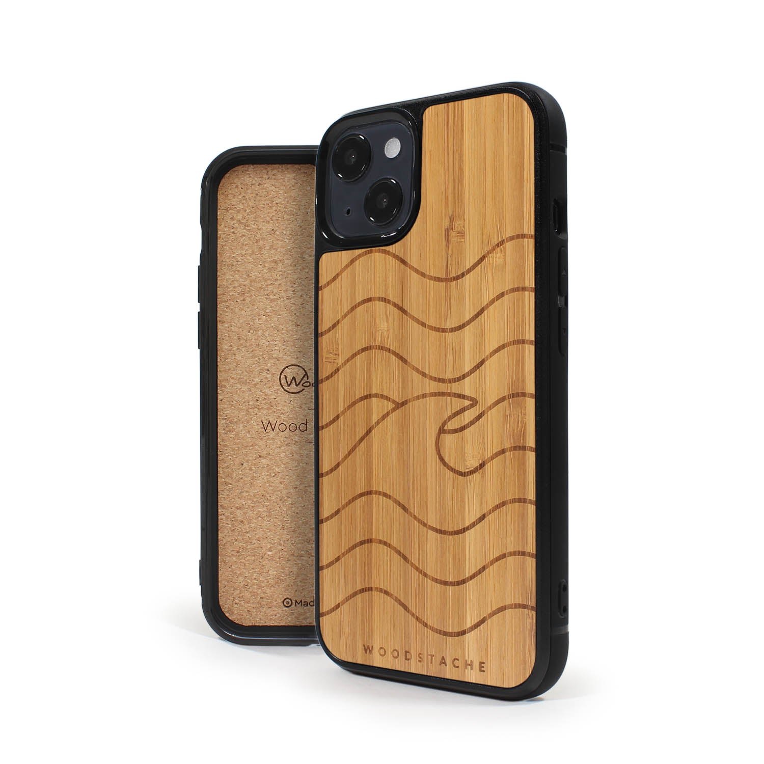 Coque iPhone en bois VAGUE