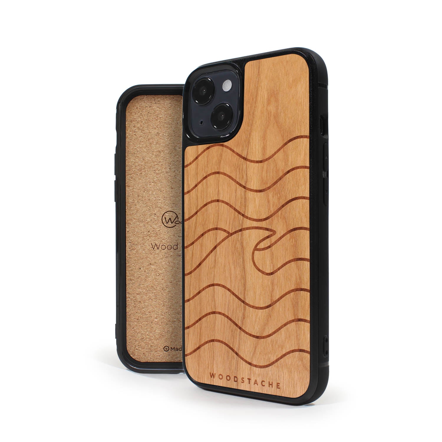 Coque iPhone en bois VAGUE