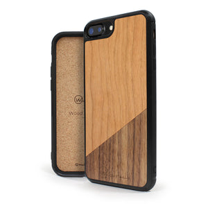 Coque iPhone en bois DUAL
