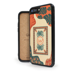 Coque iPhone en bois TROPICOLOR