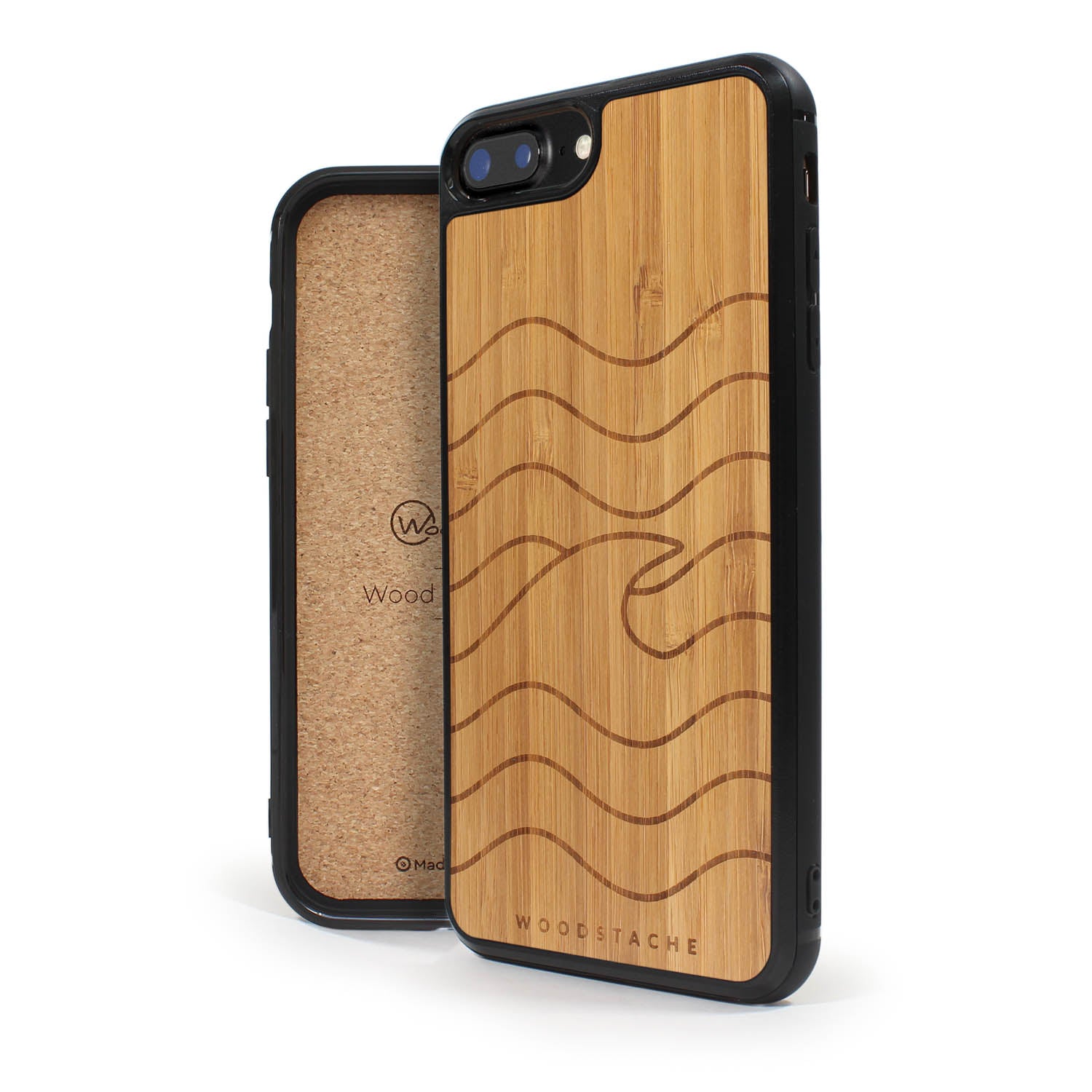 Coque iPhone en bois VAGUE