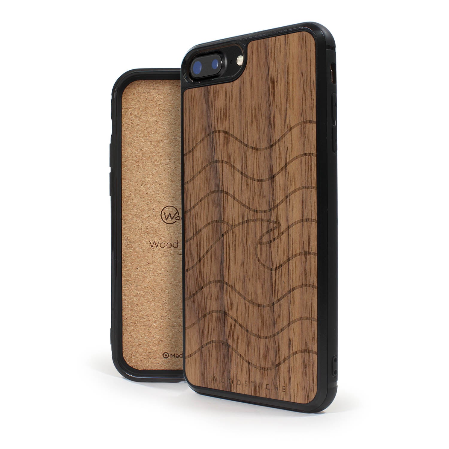 Coque iPhone en bois VAGUE