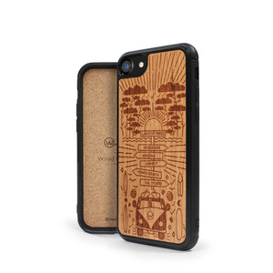Coque iPhone en bois STORY II