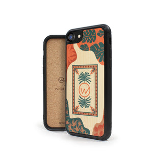 Coque iPhone en bois TROPICOLOR