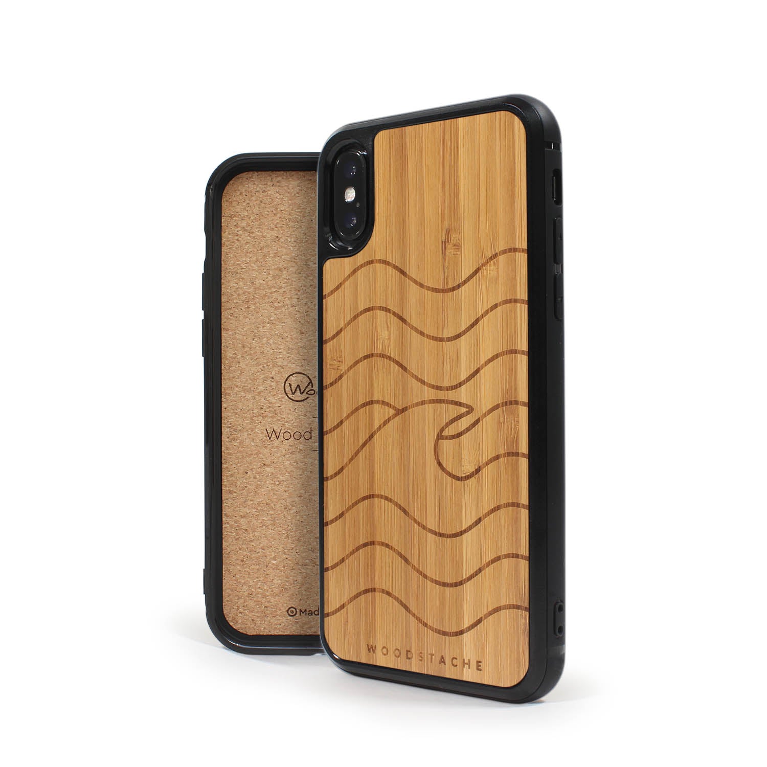 Coque iPhone en bois VAGUE