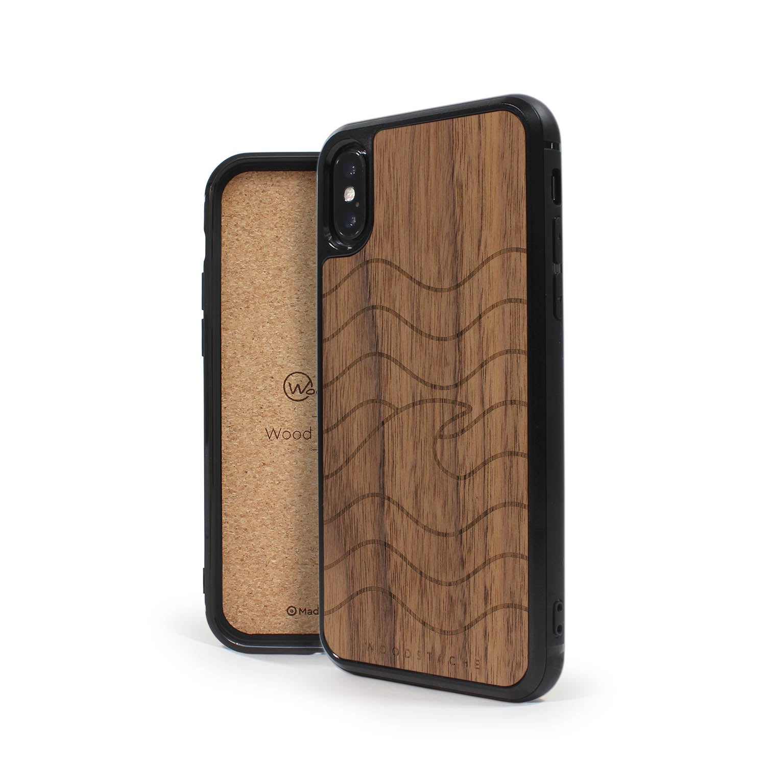 Coque iPhone en bois VAGUE