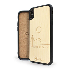 Coque iPhone en bois HOSSEGOR
