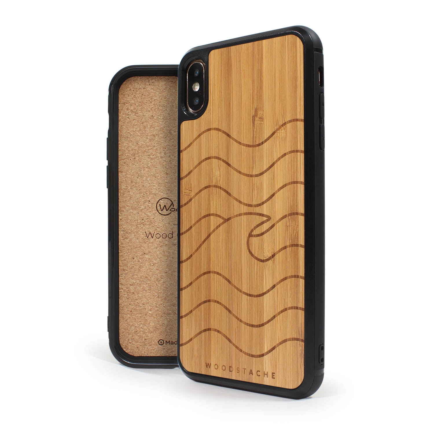 Coque iPhone en bois VAGUE
