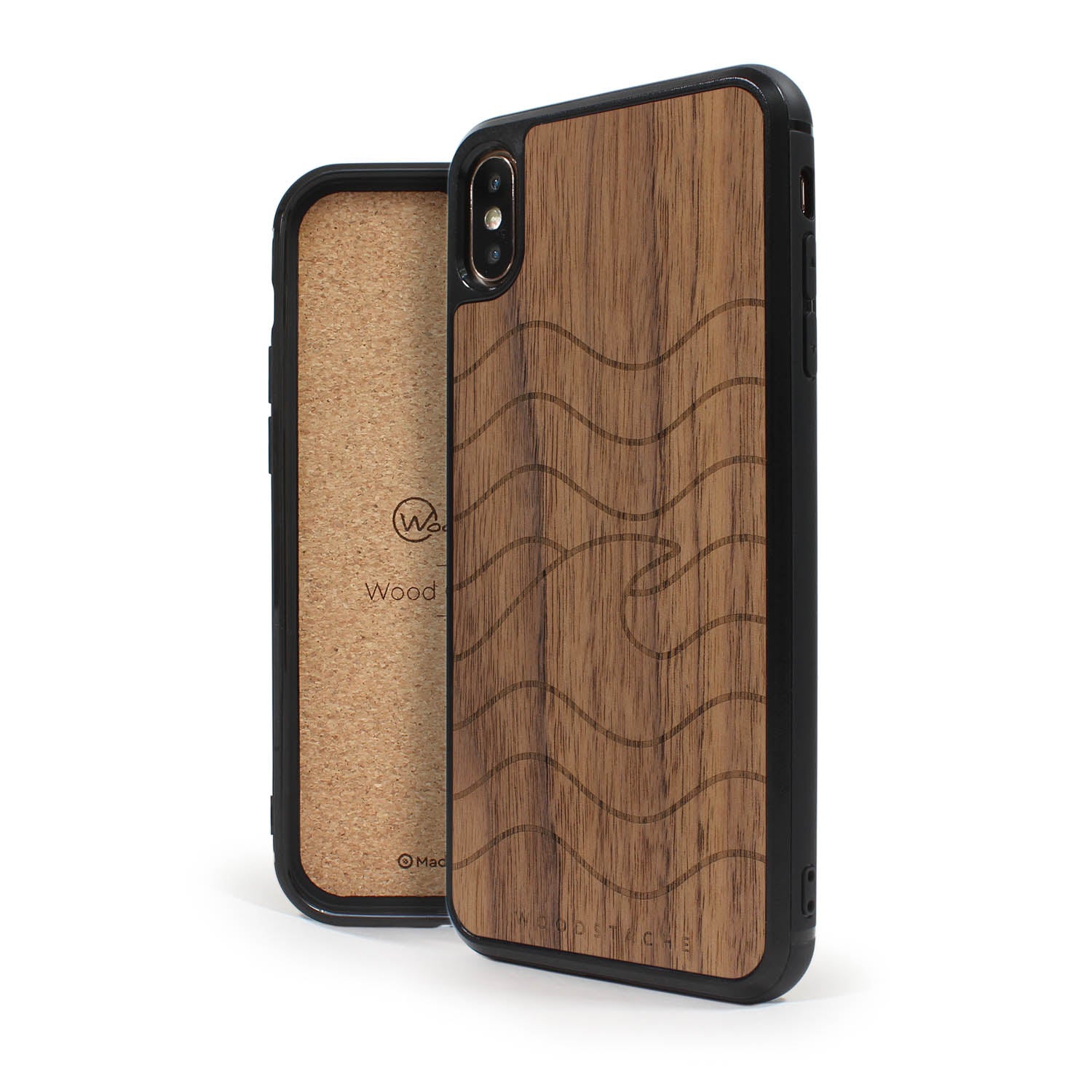 Coque iPhone en bois VAGUE