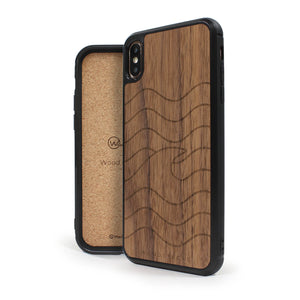 Coque iPhone en bois VAGUE