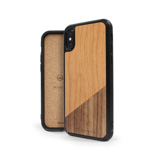 Coque iPhone en bois DUAL
