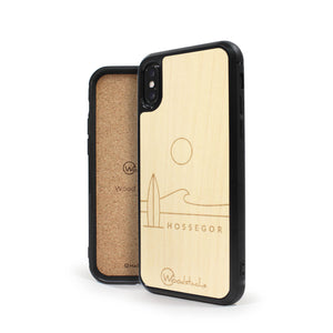 Coque iPhone en bois HOSSEGOR