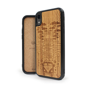 Coque iPhone en bois STORY II