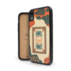 Coque iPhone en bois TROPICOLOR