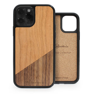 Coque iPhone en bois DUAL