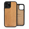 Coque en bois iPhone Wood merisier face