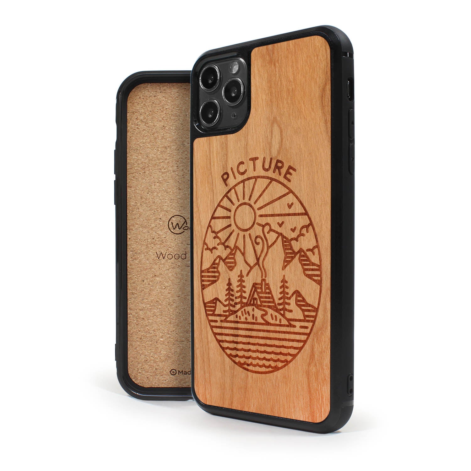 Coque iPhone en bois PICTURE DAYDREAM
